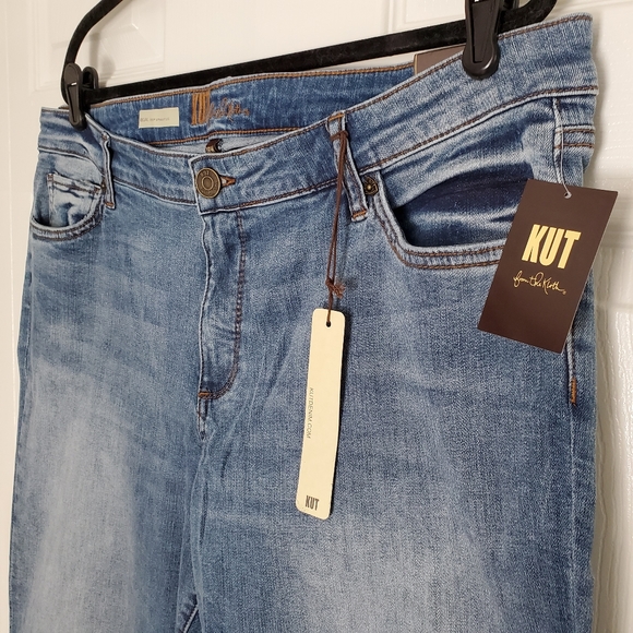 NEW Kut From Kloth Abigail Crop Straight Leg Jeans - Picture 7 of 14